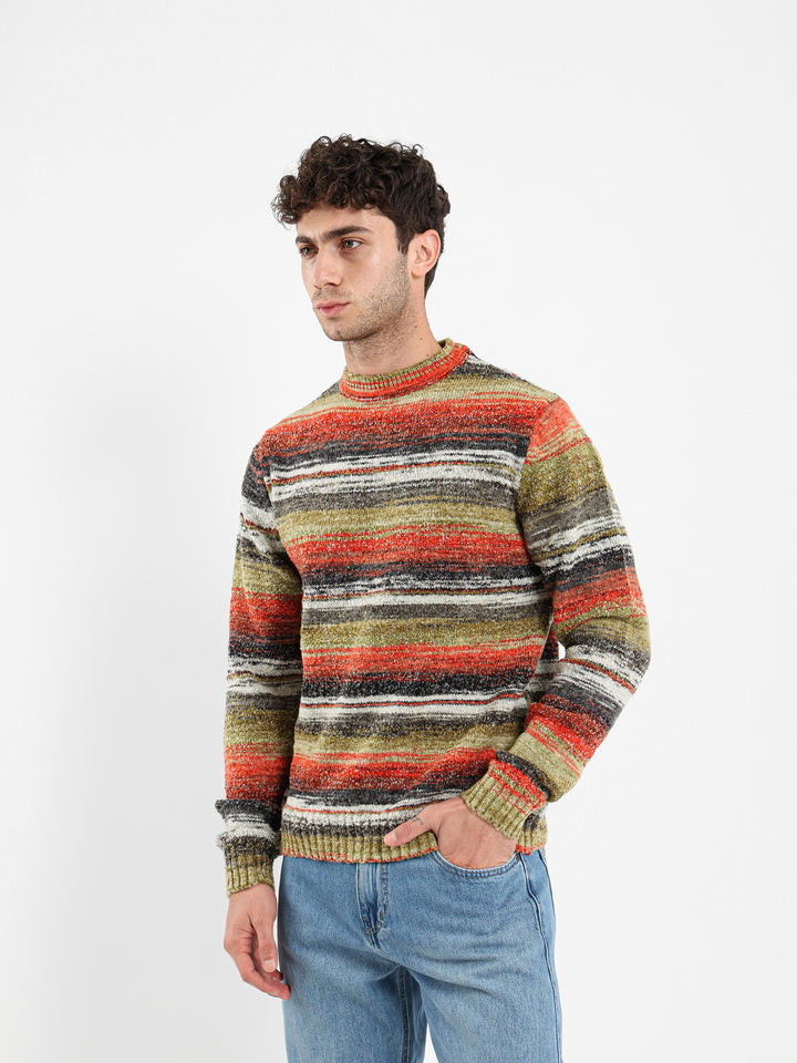 Unfinished Details Crew Neck Pullover