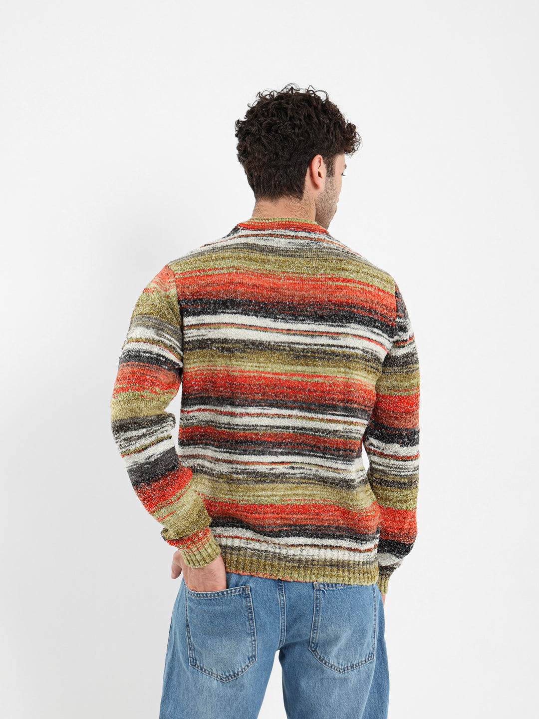 Unfinished Details Crew Neck Pullover