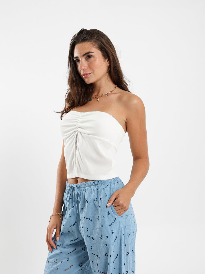 Bandeau Pointelle Top