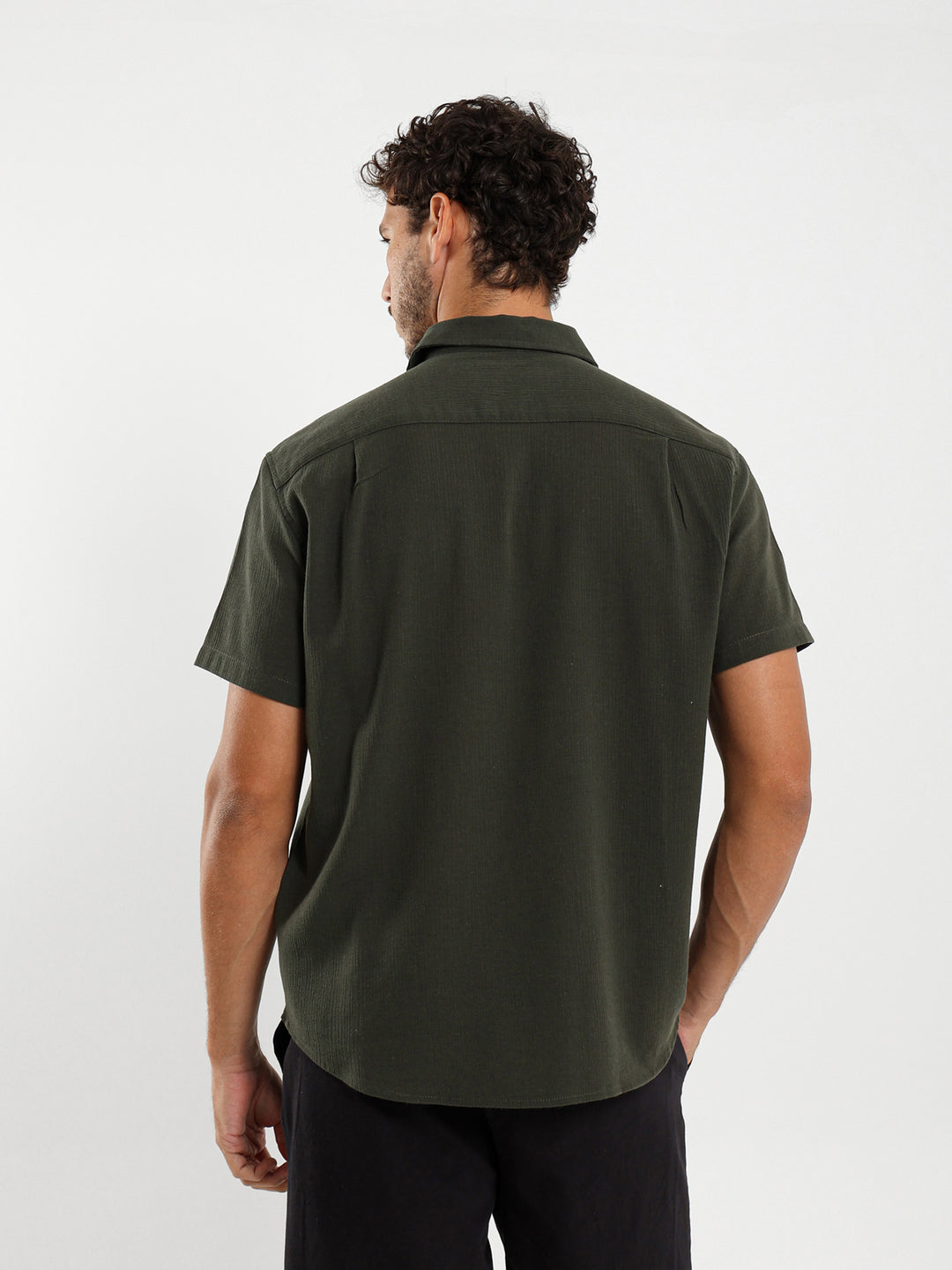 Half Placket Shirt With Pocket