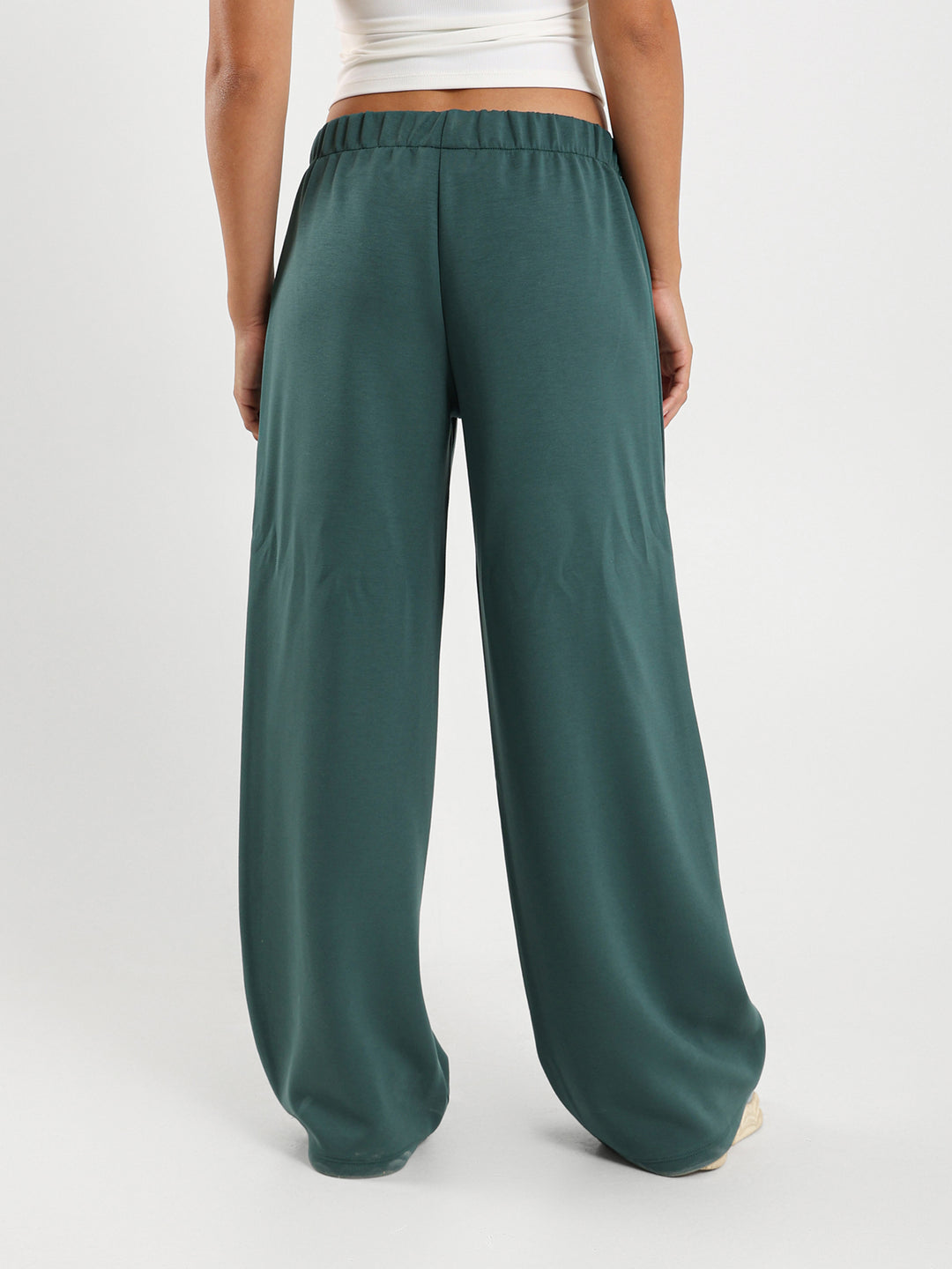 Low Rise Solid Drawstring Sweatpants