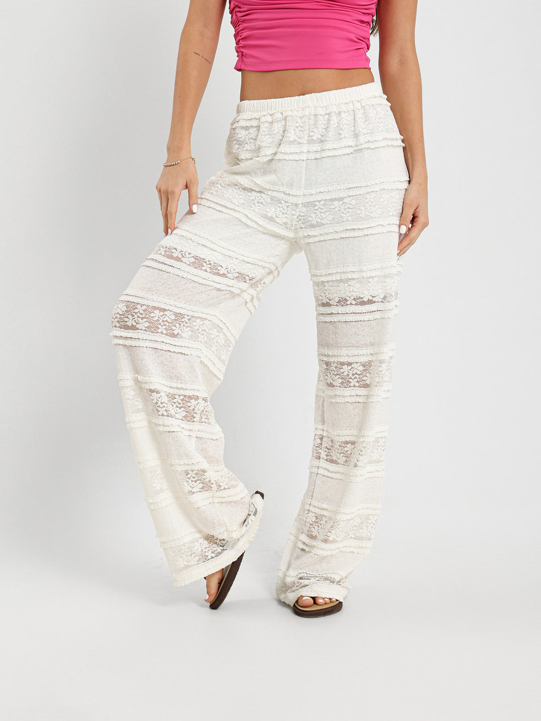 Loose Drawstring Waist Pants