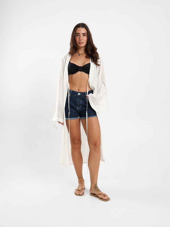 Long Kimono With Side Slits