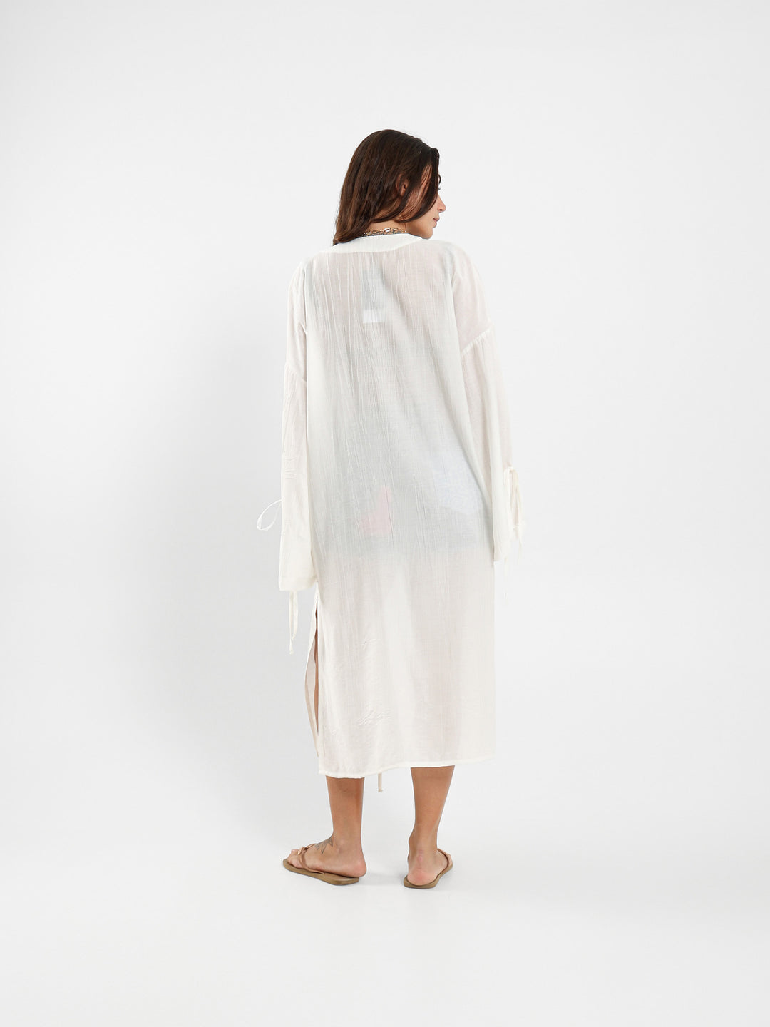 Long Kimono With Side Slits