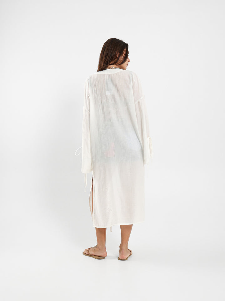 Long Kimono With Side Slits
