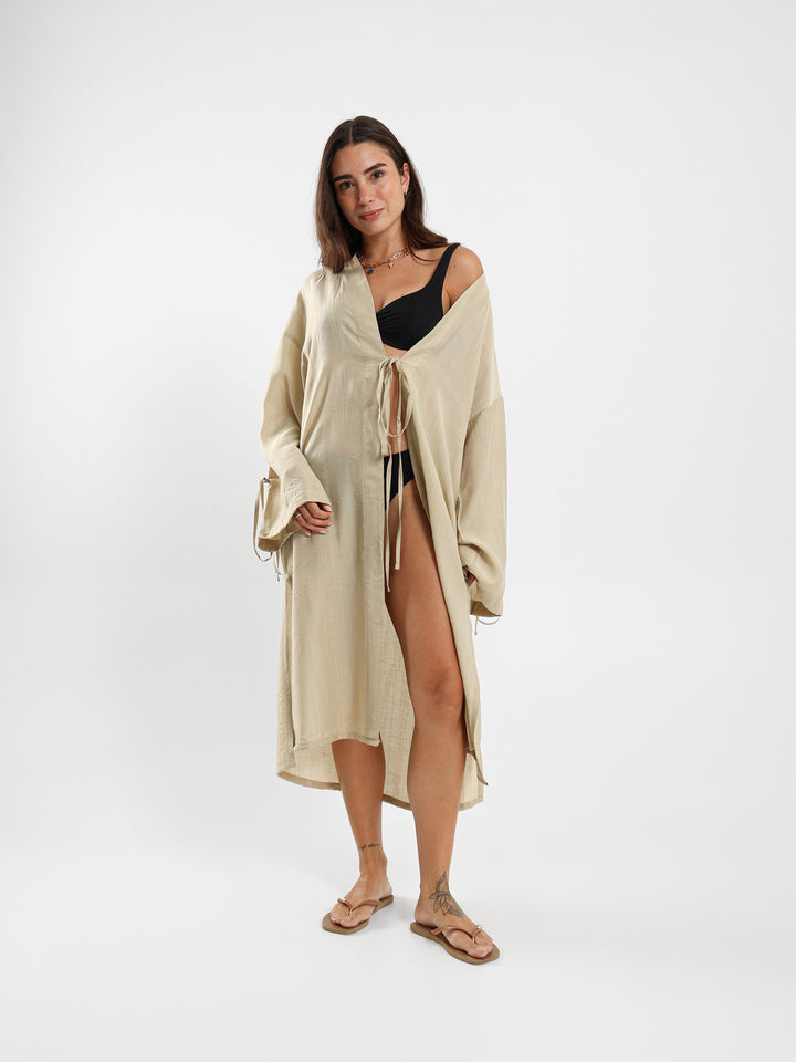 Long Kimono With Side Slits
