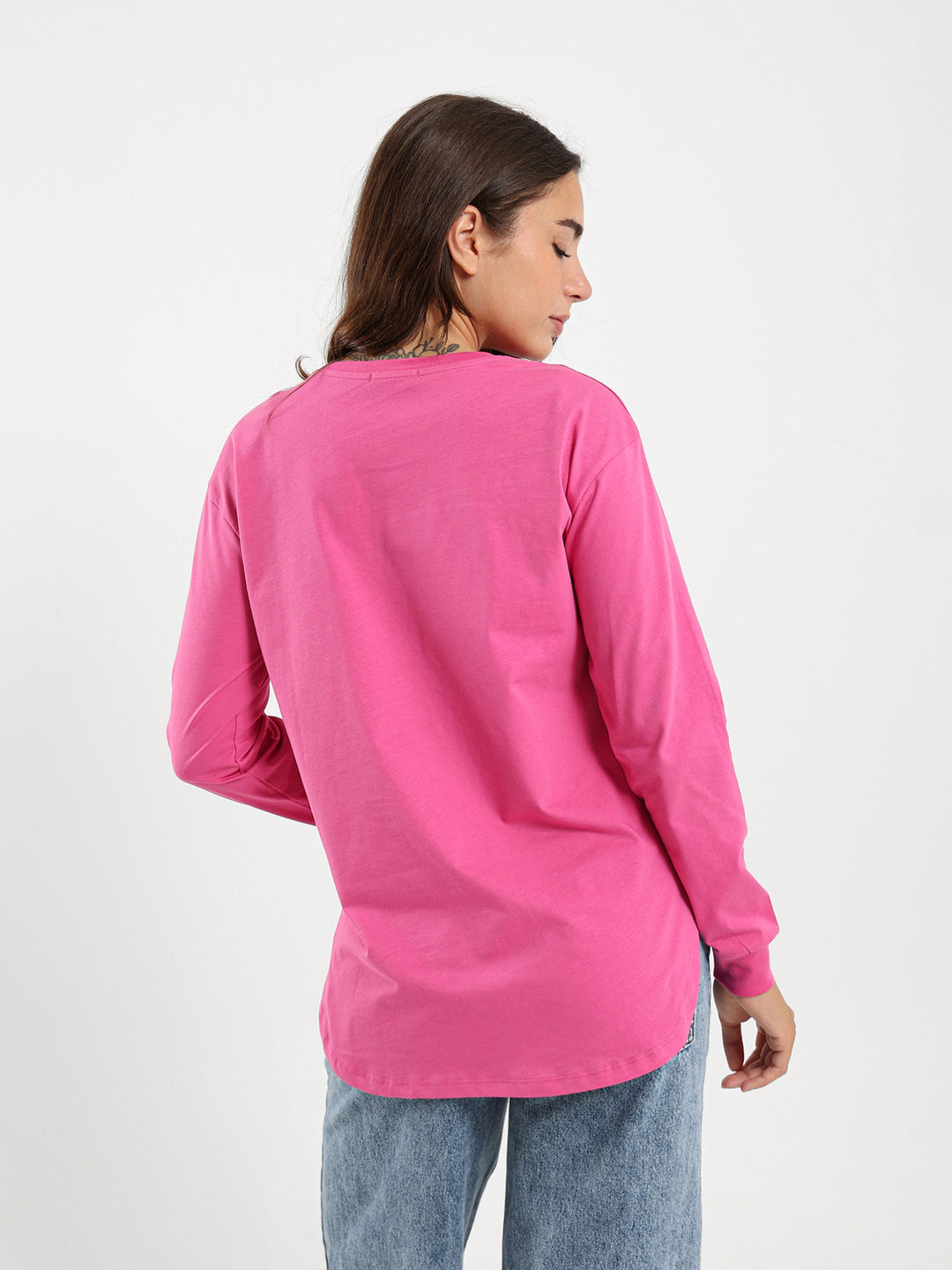 Heart Oversized Long Sleeve T-Shirt