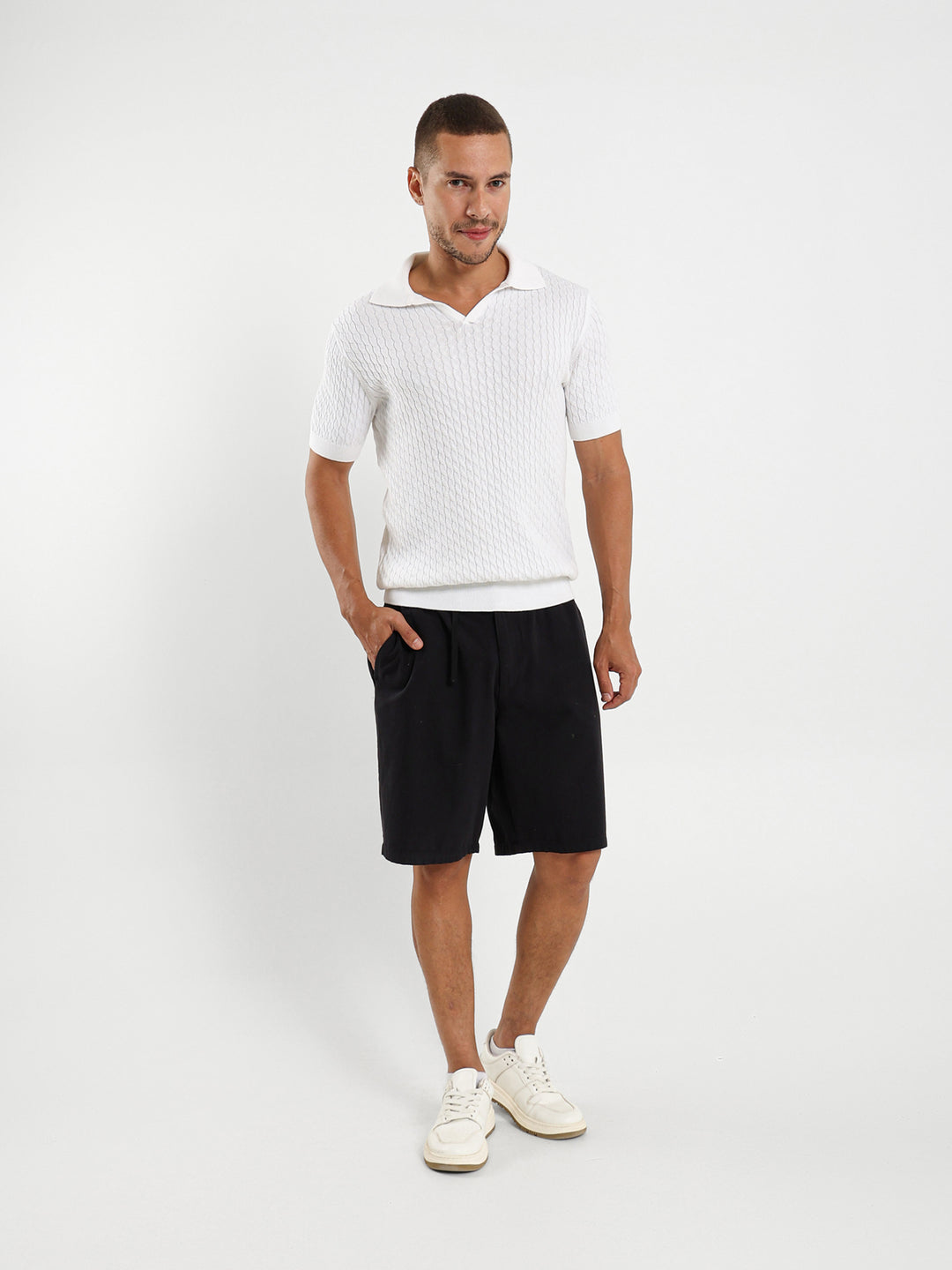 Cable Relaxed Camp Polo