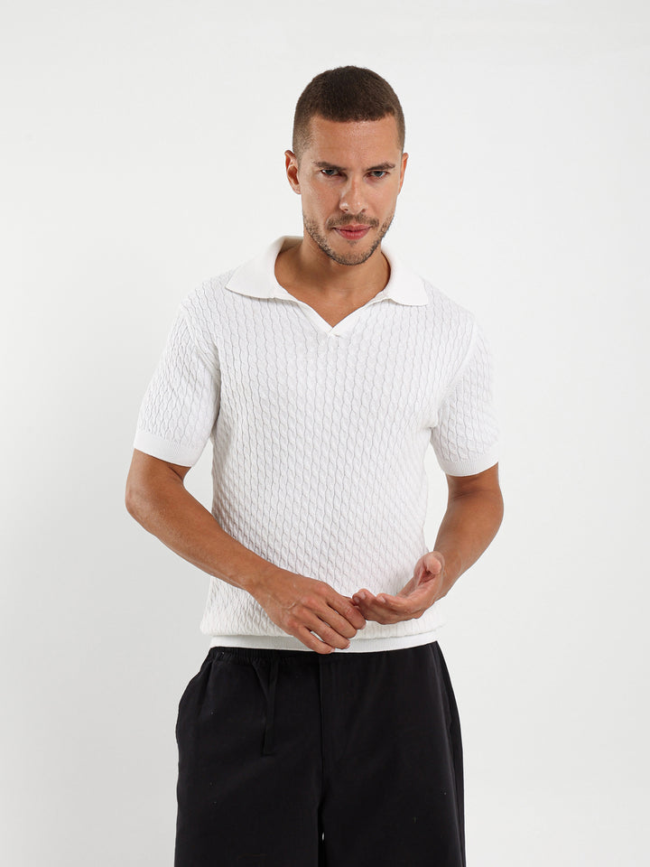 Cable Relaxed Camp Polo