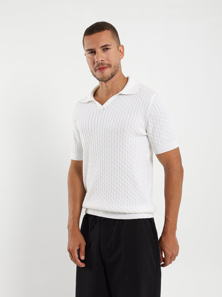 Cable Relaxed Camp Polo