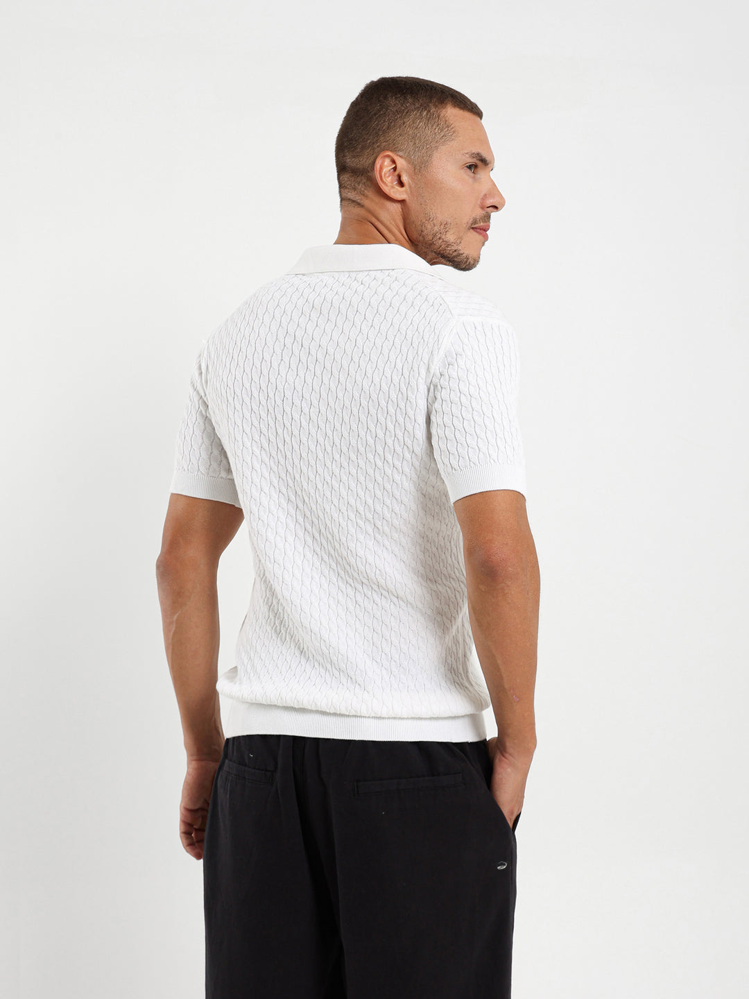 Cable Relaxed Camp Polo