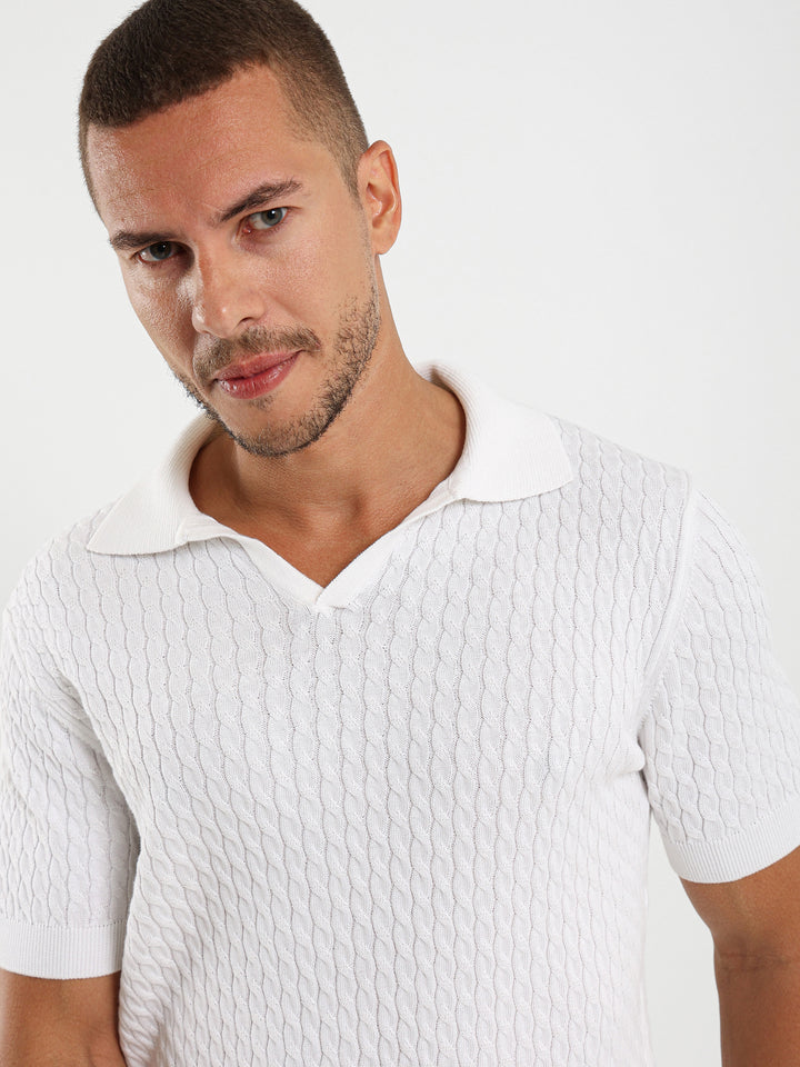 Cable Relaxed Camp Polo