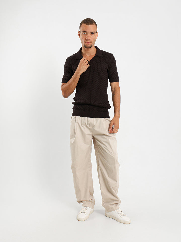 Cable Relaxed Camp Polo