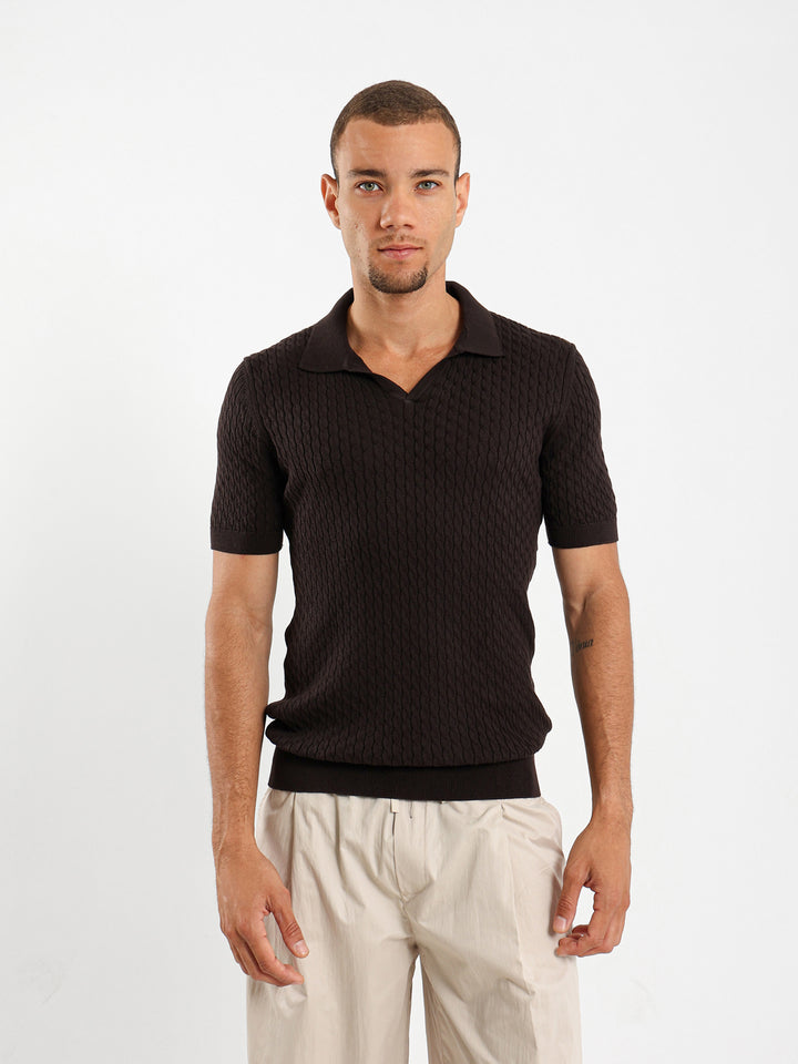 Cable Relaxed Camp Polo
