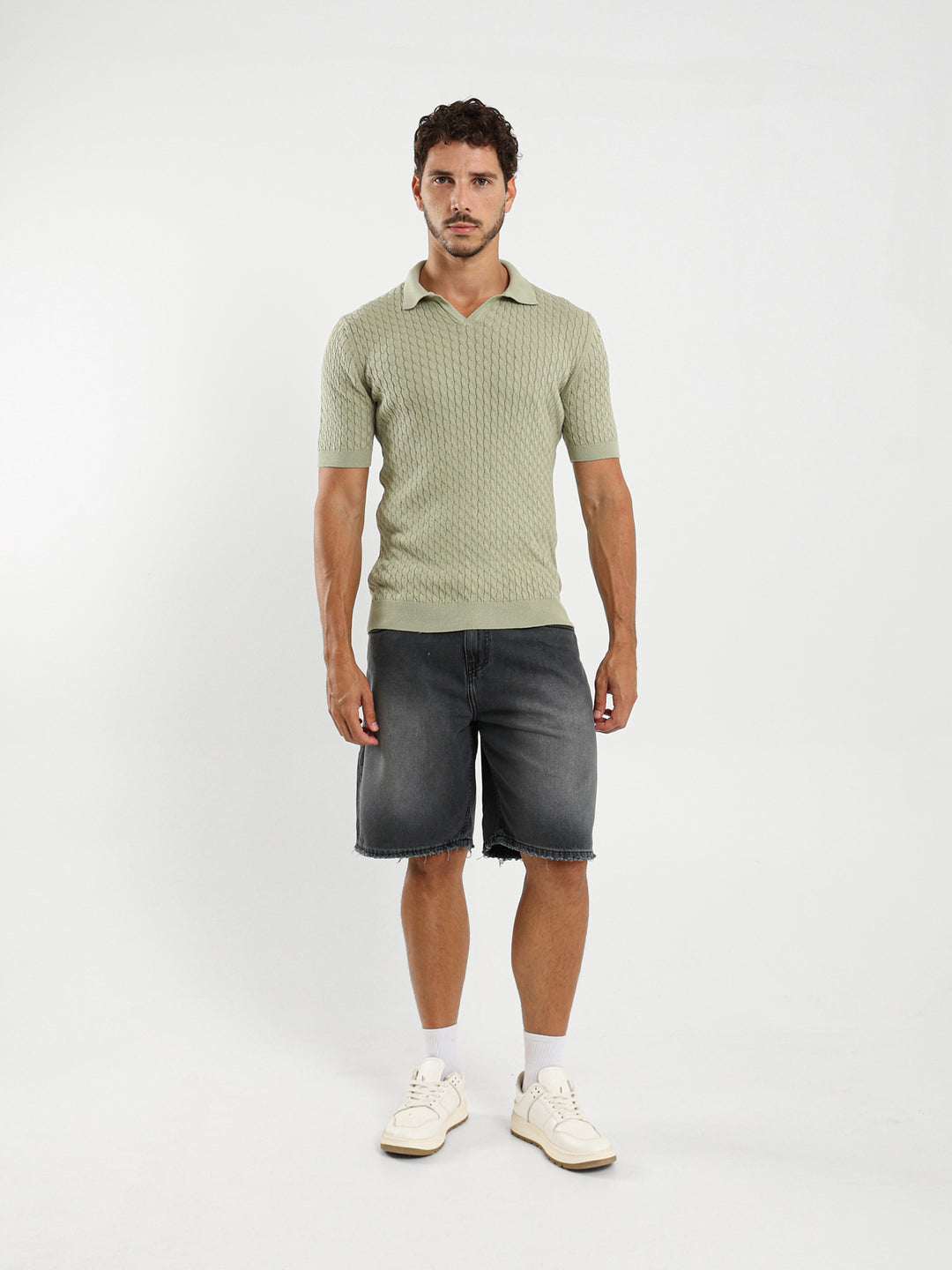 Cable Relaxed Camp Polo
