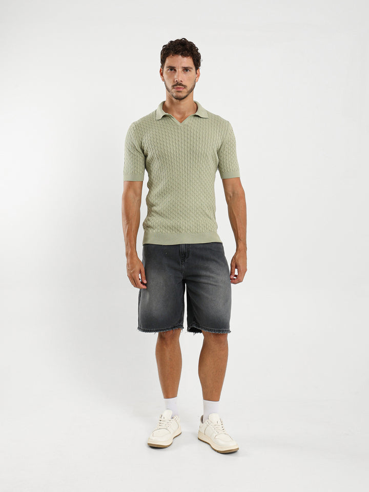 Cable Relaxed Camp Polo