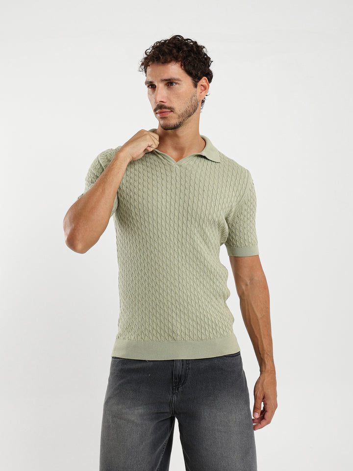 Cable Relaxed Camp Polo