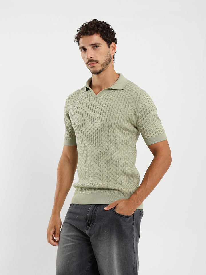 Cable Relaxed Camp Polo