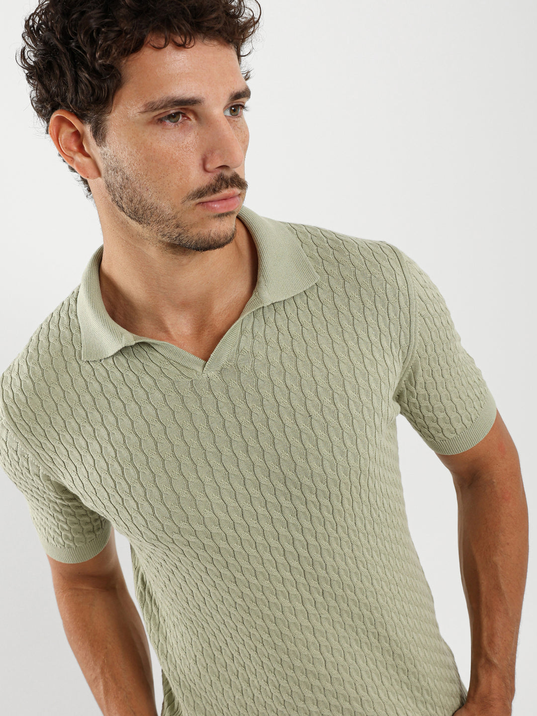 Cable Relaxed Camp Polo