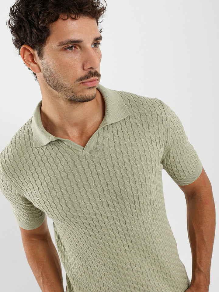 Cable Relaxed Camp Polo