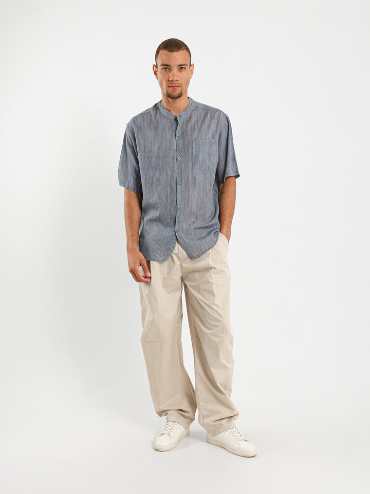 Loose Fit Crinkled Shirt