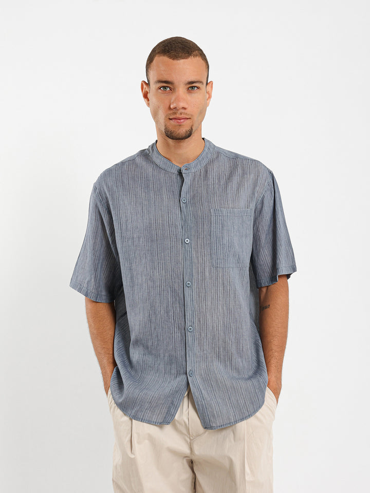 Loose Fit Crinkled Shirt