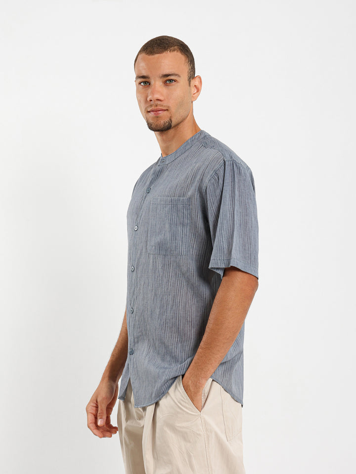 Loose Fit Crinkled Shirt
