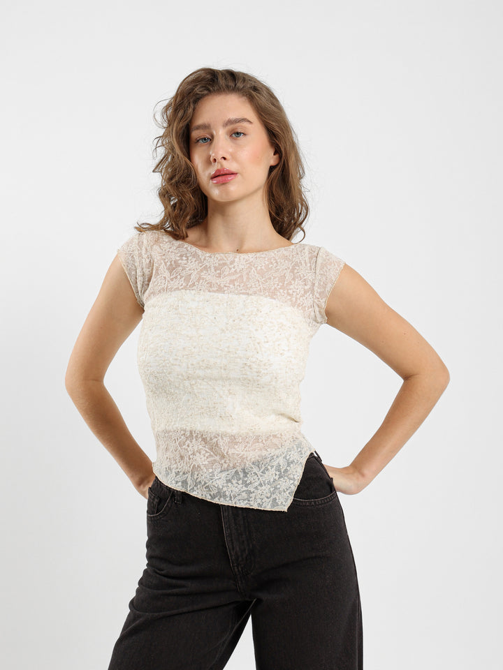 Lace Sleeveless Top