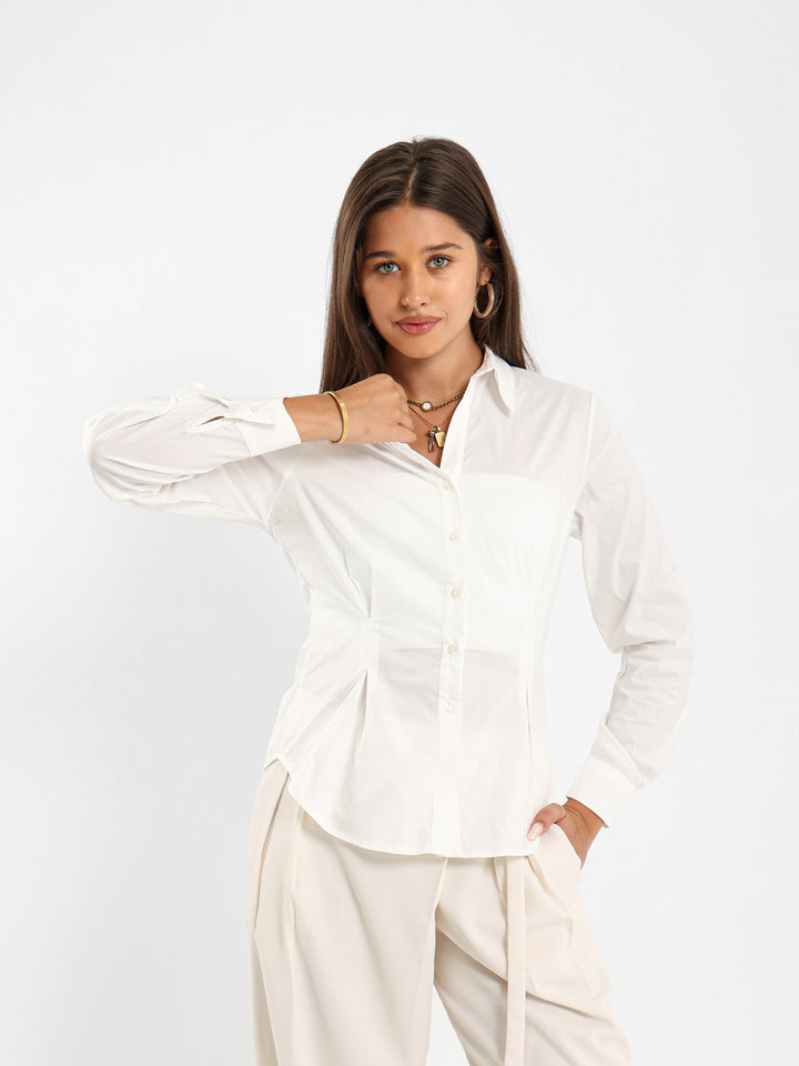 Basic Long Sleeve Blouse