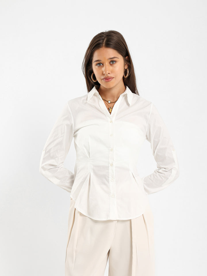 Basic Long Sleeve Blouse