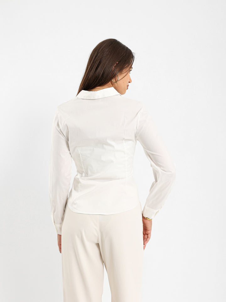 Basic Long Sleeve Blouse