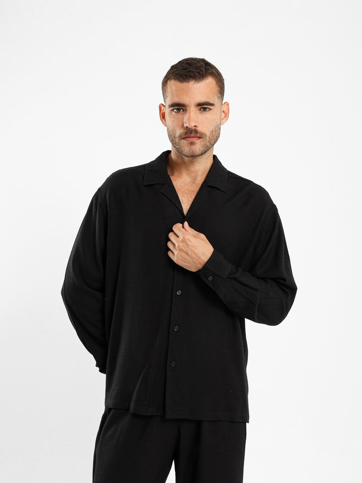 Long Sleeve Camp Shirt