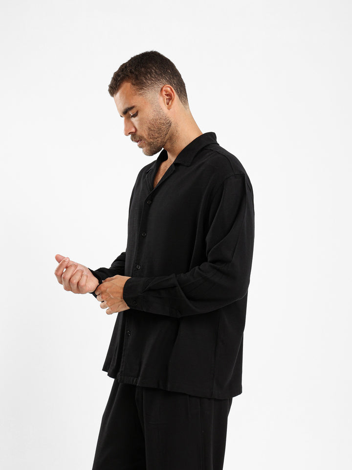 Long Sleeve Camp Shirt