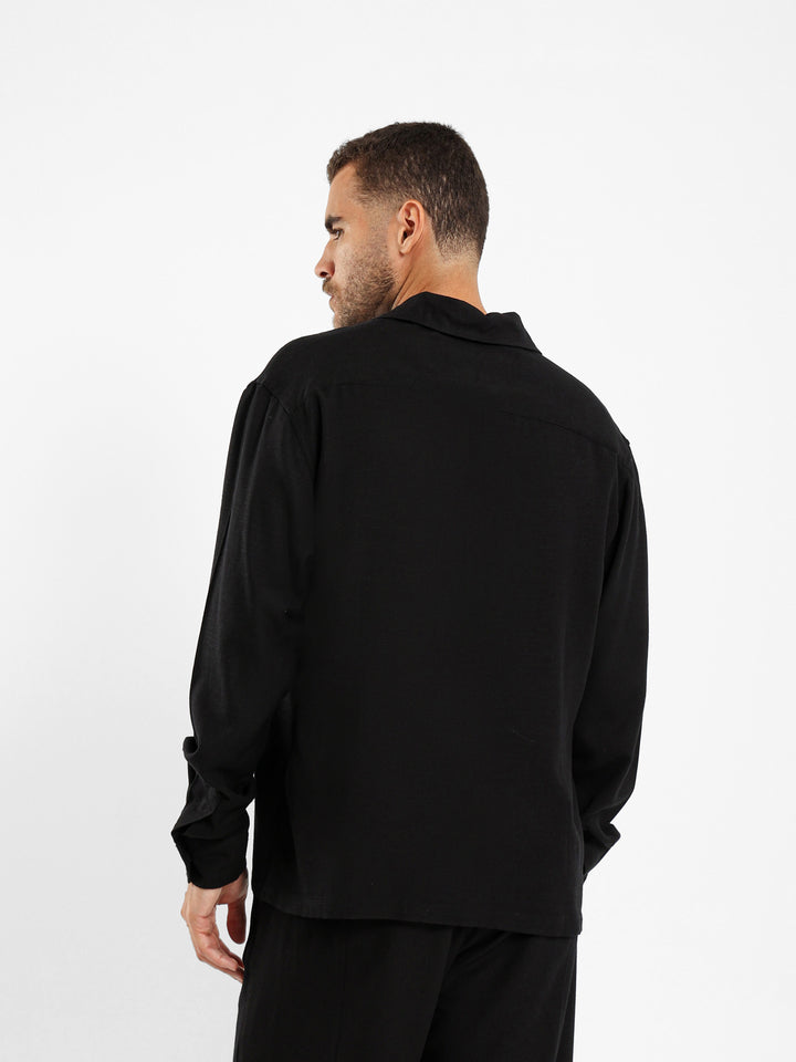 Long Sleeve Camp Shirt