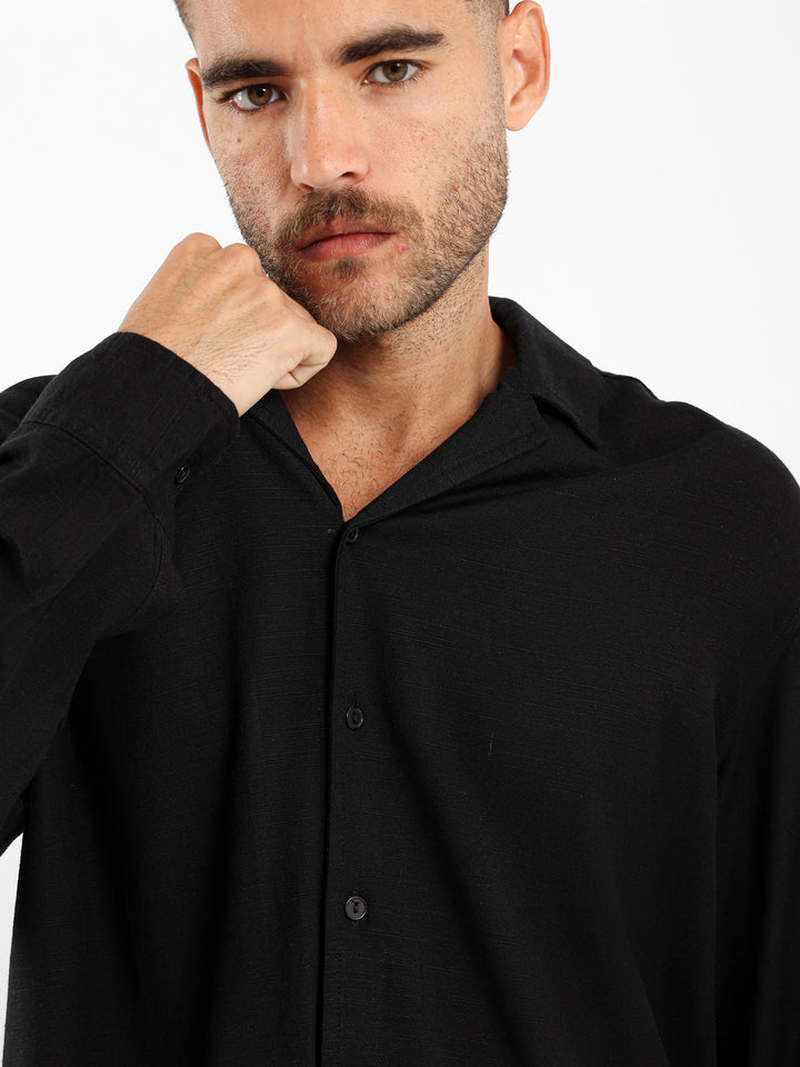 Long Sleeve Camp Shirt