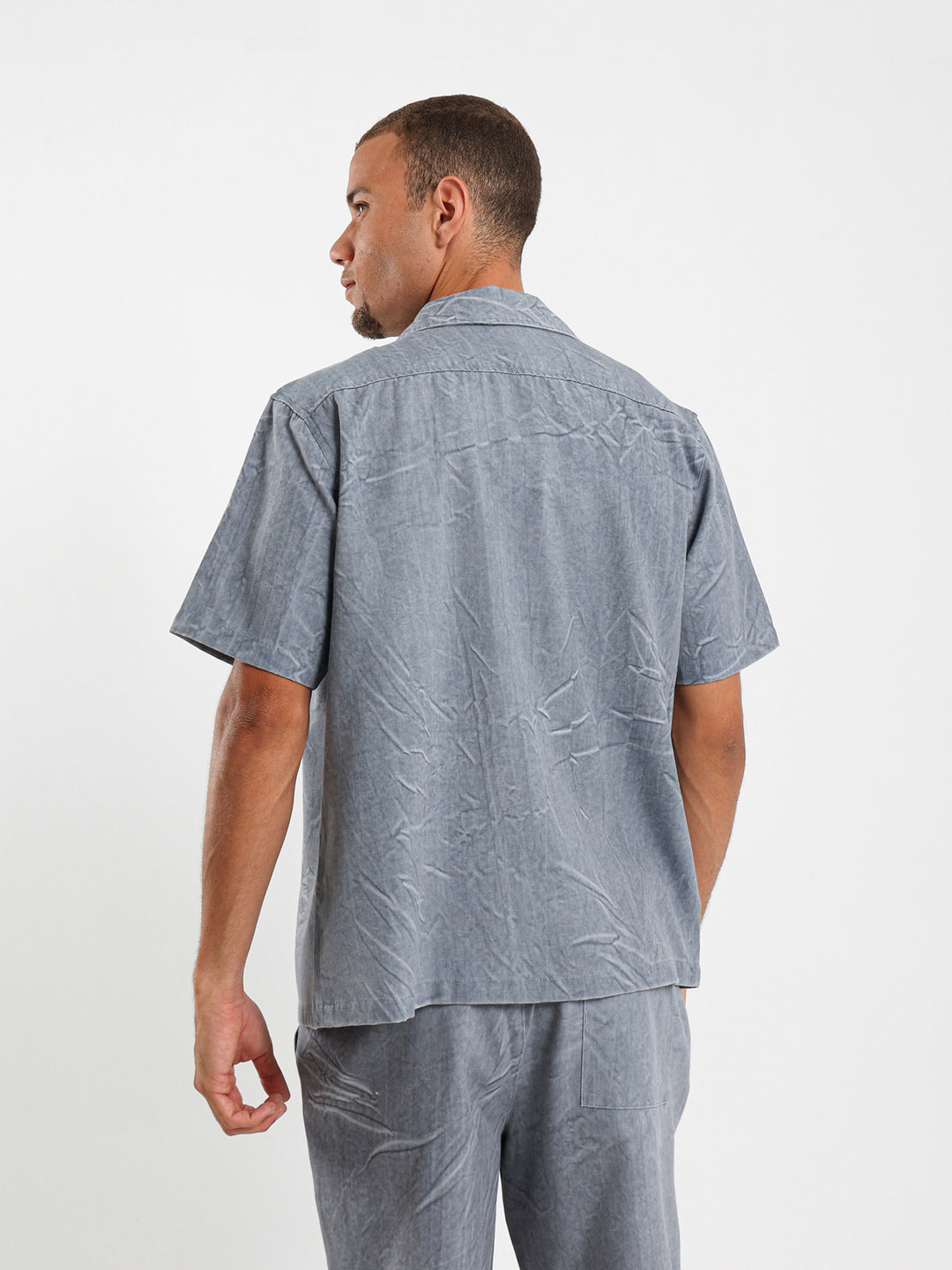 Relaxed Washed Cotton Shirt