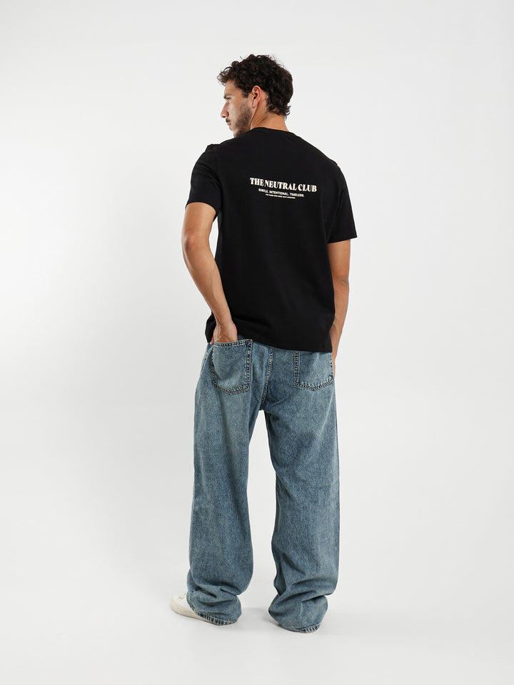 Textured Relaxed Printed T-Shirt