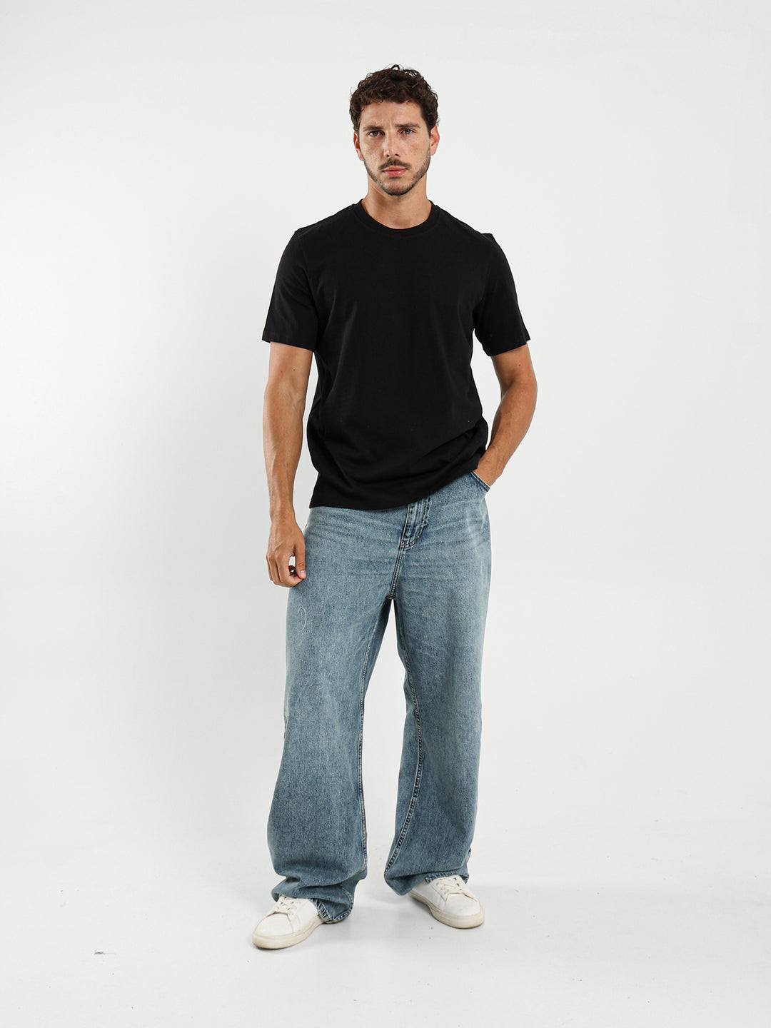 Textured Relaxed Printed T-Shirt