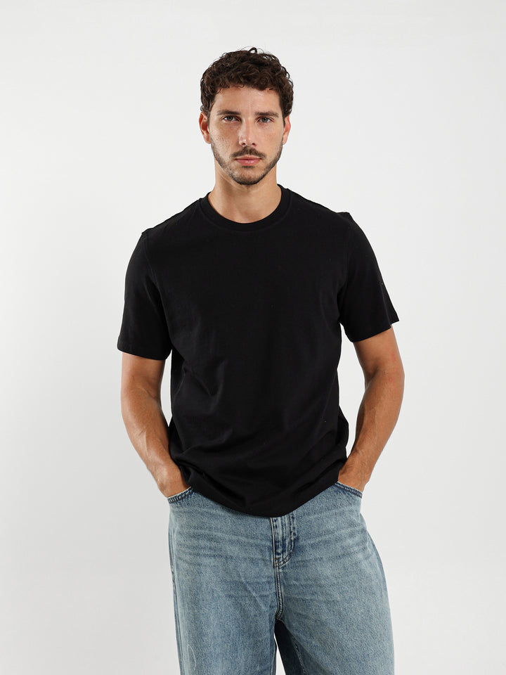 Textured Relaxed Printed T-Shirt