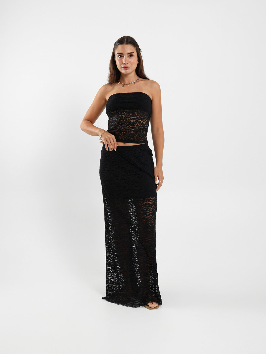Lace Maxi Skirt