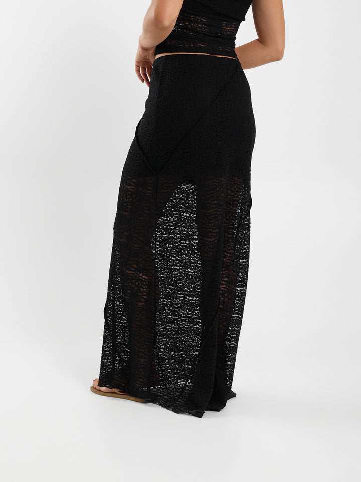 Lace Maxi Skirt