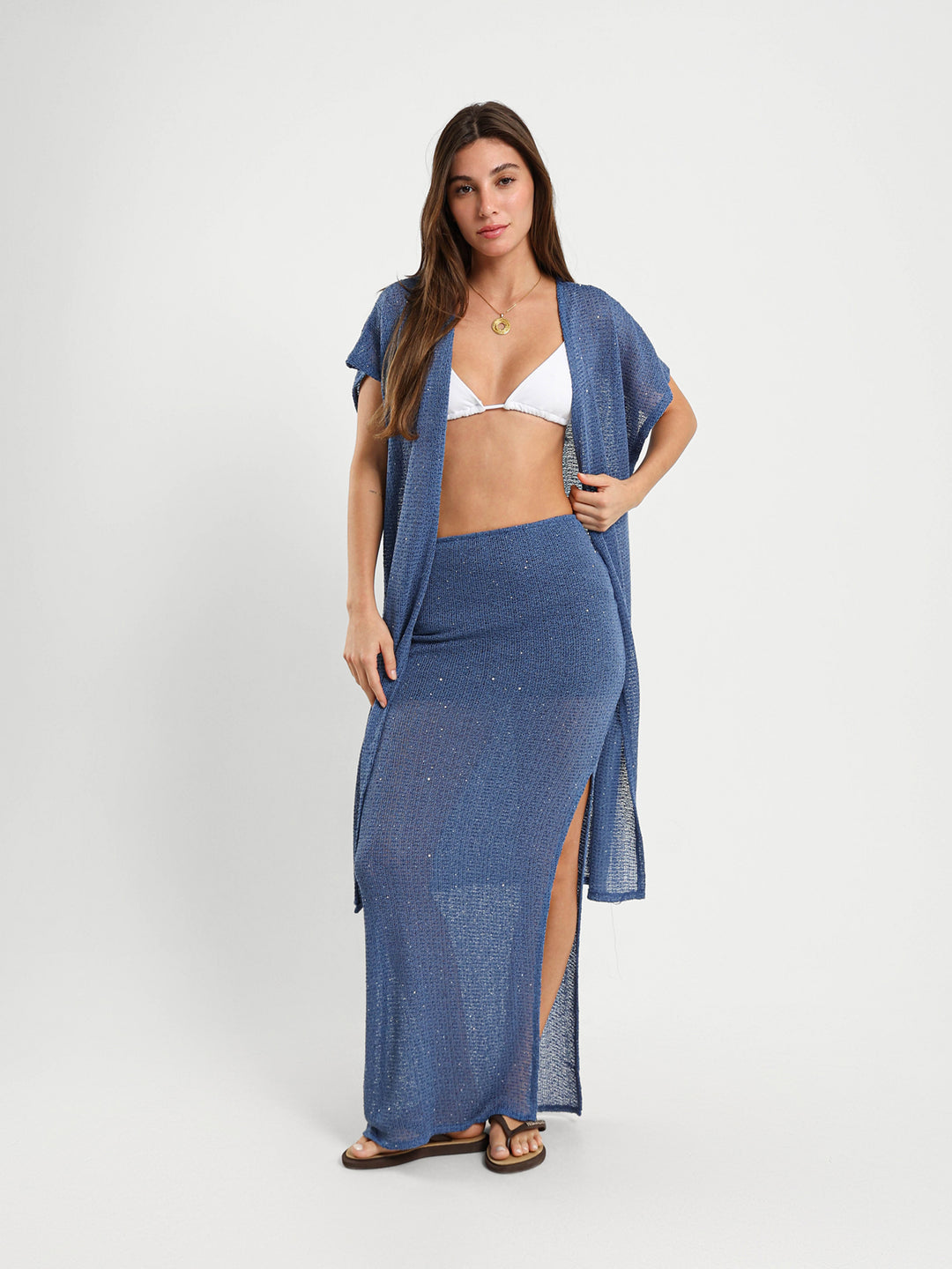 Glitter Knitted Skirt