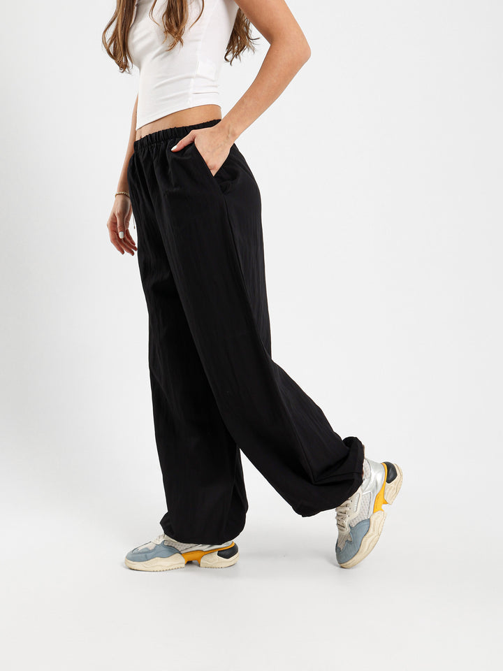 Elastic Waistband Loose Pants