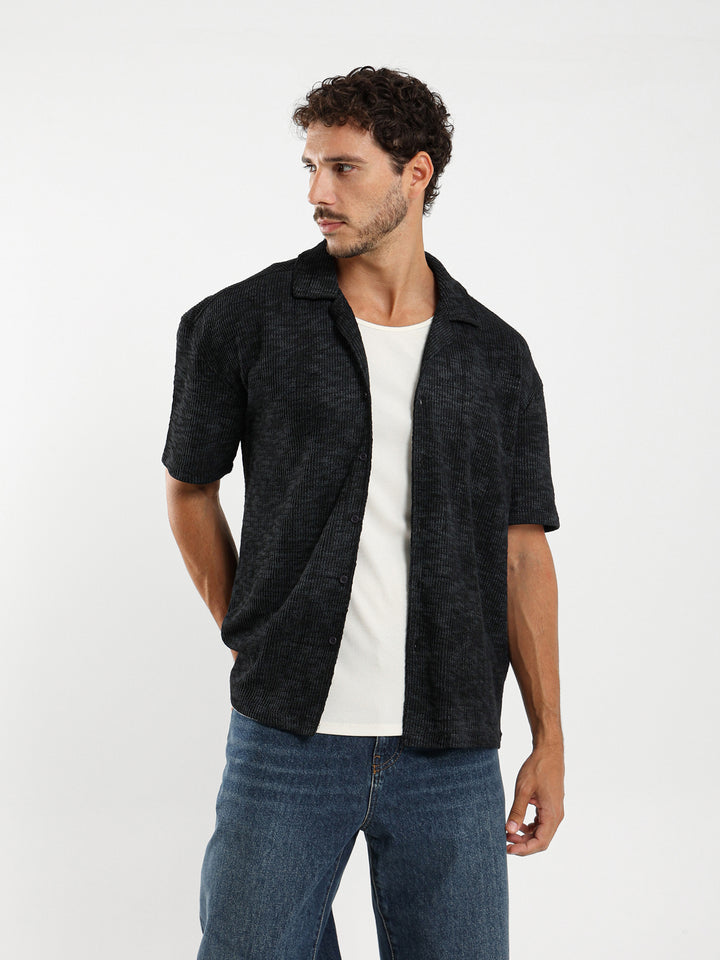 Textured Half Sleeve Shirt
