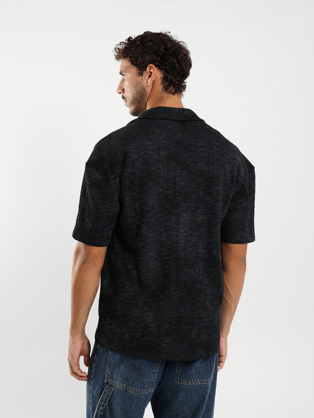 Textured Half Sleeve Shirt