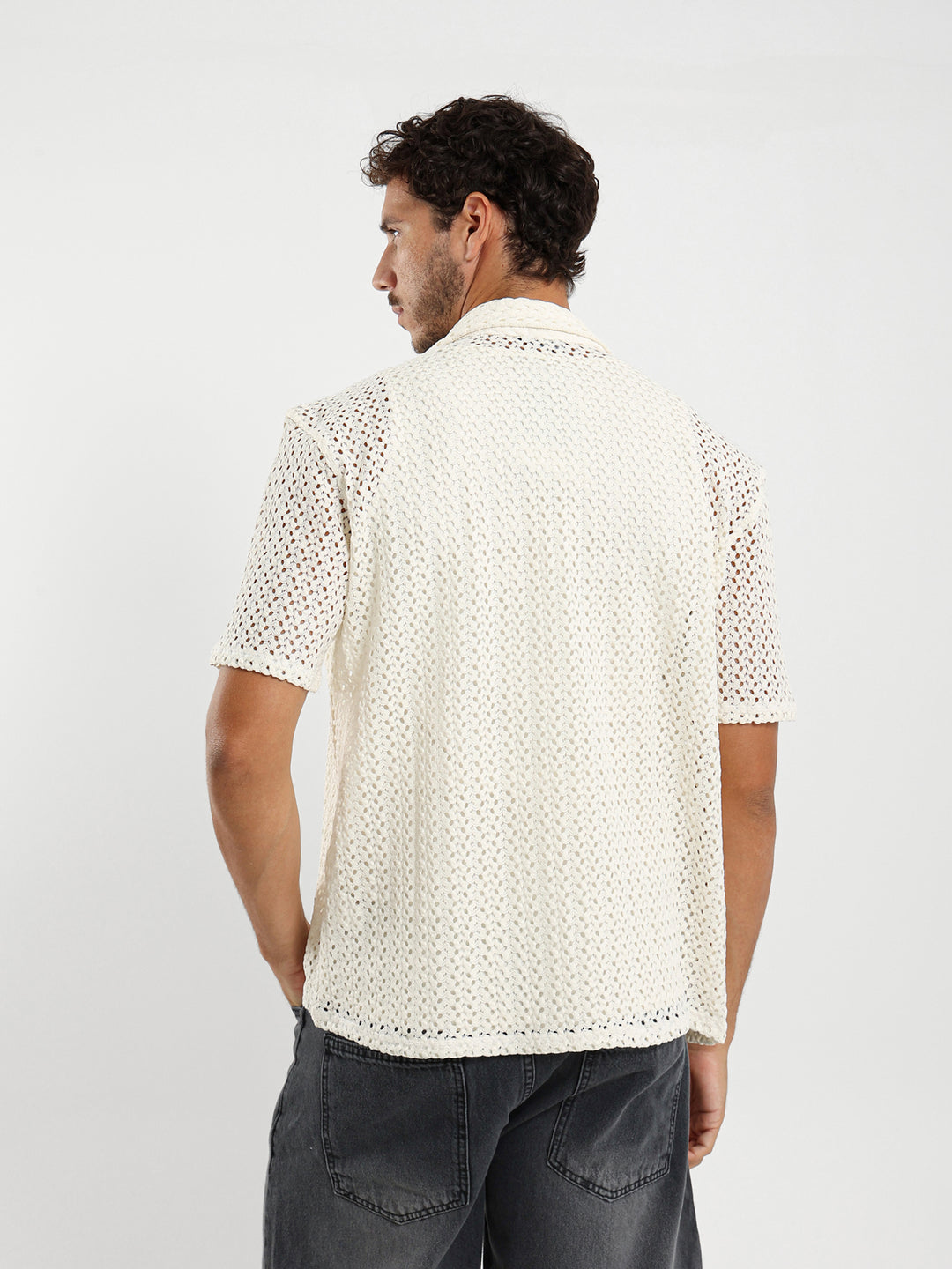 Textured Camp Shirt