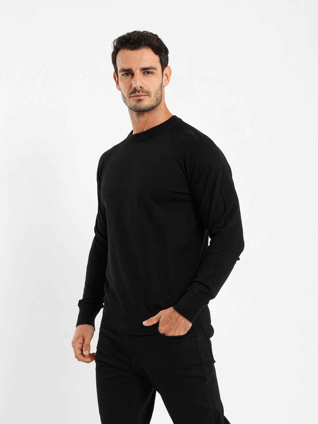 Relaxed Raglan Sleeve Pullover