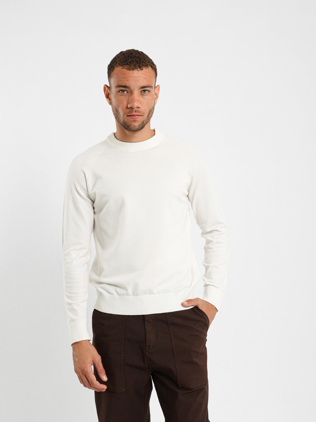 Relaxed Raglan Sleeve Pullover