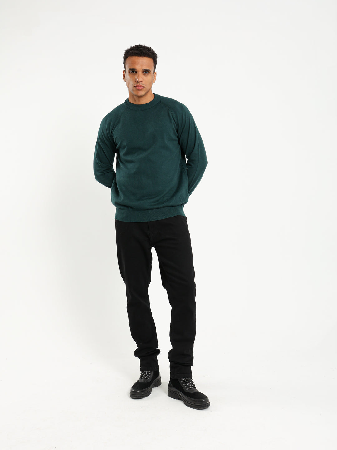 Relaxed Raglan Sleeve Pullover