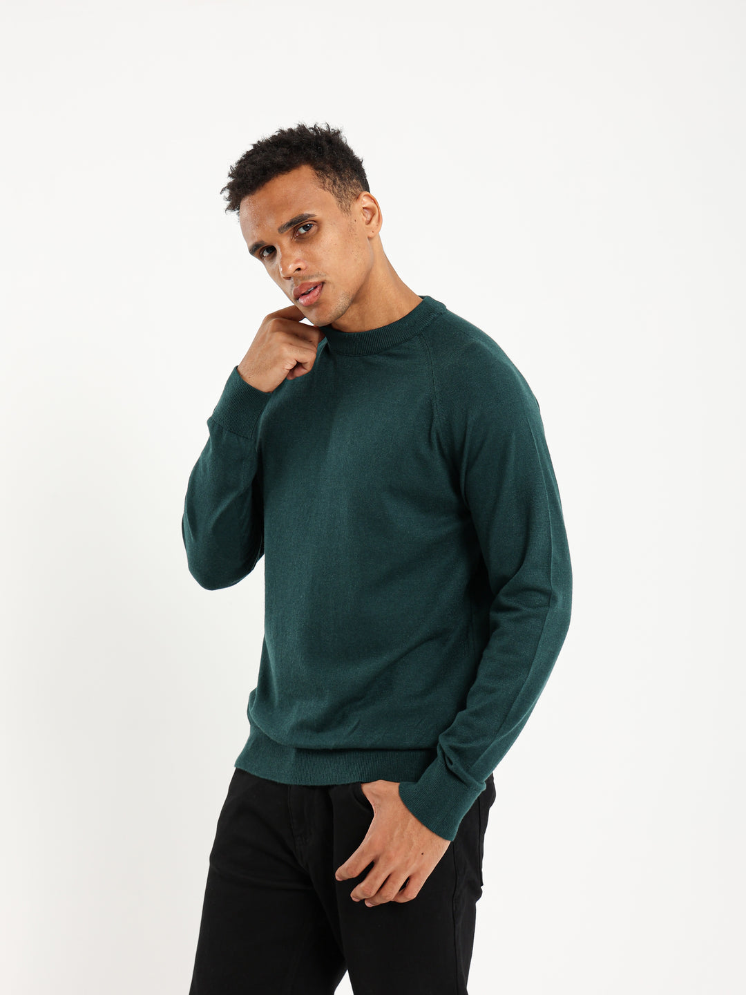 Relaxed Raglan Sleeve Pullover